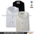 mandarin style tuxedo shirt for men with 1/2'' *6 pleats
